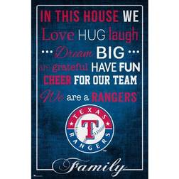 Fan Creations Texas Rangers In This House Sign