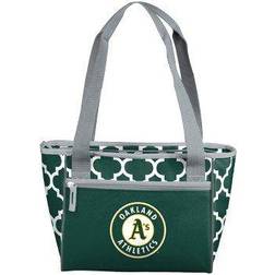 Logo Brands Oakland Athletics Quartrefoil 16 Can Cooler Tote