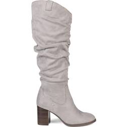 Journee Collection Aneil Medium Calf - Grey