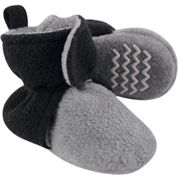 Hudson Fleece Lined Booties - Black/Heather Grey