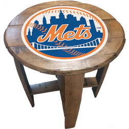 Imperial New York Mets Oak Barrel Table