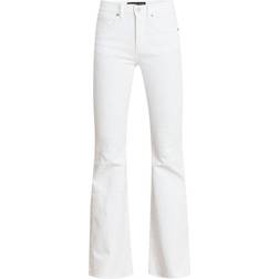 Veronica Beard Beverly Skinny Flare Jeans - White