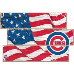 Fan Creations Chicago Cubs 3-Plank Team Flag