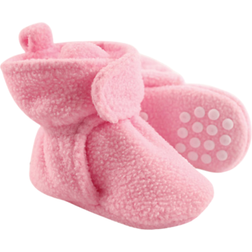 Luvable Friends Fleece Booties - Light Pink