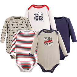 Luvable Friends Long Sleeve Bodysuits 5-pack - Speedy