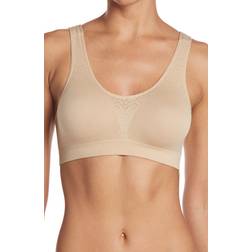 Bali Comfort Revolution Seamless Microfiber Crop Top - Beige