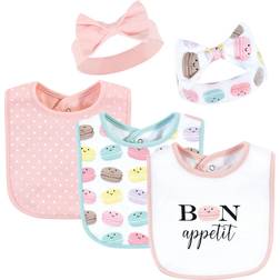 Hudson Bib & Headband or Caps Set Macaron