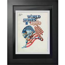 Mustang Philadelphia Phillies vs. Kansas City Royals 1980 World Series Matchup Framed Program