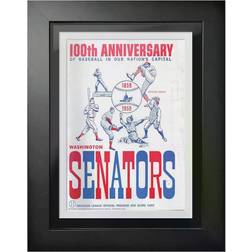 Mustang Washington Senators 1959 Vintage Framed Program Cover