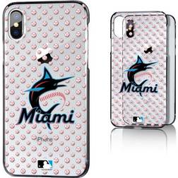 Strategic Printing Miami Marlins iPhone X/Xs Clear Case