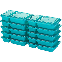 Good Cook Meal Prep 2-Compartment Food Container 10pcs