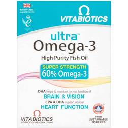 Vitabiotics Ultra Omega-3 High Purity Fish Oil 60 Capsules