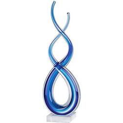 Badash Crystal Touch of the Blues Murano Style Decorative Item