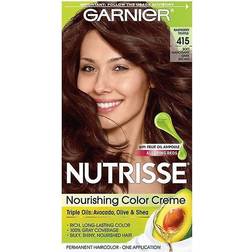 Garnier Nutrisse Nourishing Color Creme 415 Soft Mahogany Dark Brown