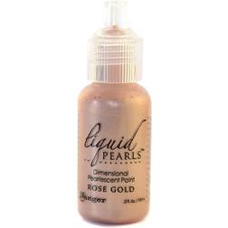 Ranger Liquid Pearls Pearlescent Paint rose gold 0.5 oz. bottle