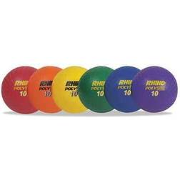 Champion Sports Playground Ball,10",Assorted,PK6