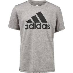 Adidas Logo climalite T-shirt Kids - Performance Charcoal Grey Heather