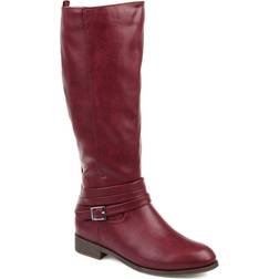 Journee Collection Ivie Wide Calf - Wine