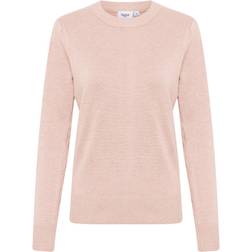 Saint Tropez Mila Pullover Sweaters - Ash Rose Mélange