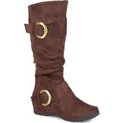 Journee Collection Jester Wide Calf - Brown