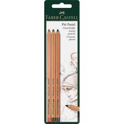 Faber-Castell Pitt pastel 3p sang/sepia/waln