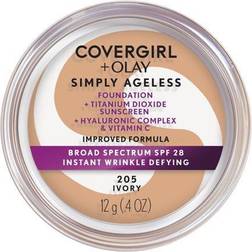CoverGirl Simply Ageless Instant Wrinkle-Defying Foundation SPF28 #205 Ivory