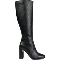 Journee Collection Karima Wide Calf - Black