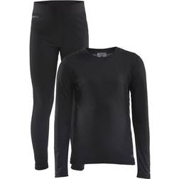 Craft Core Warm Baselayer Set Jr - Black