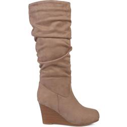 Journee Collection Haze Medium Calf - Taupe