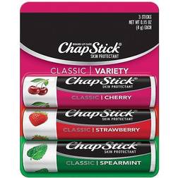 ChapStick (2 pack) Classic Variety Pack Lip Balm, 3 Count