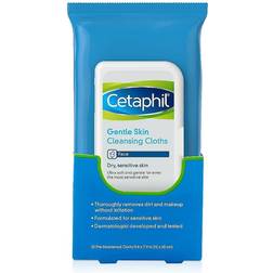 Cetaphil Gentle Skin Face Cleansing Cloths 25 Pre-Moistened Cloths