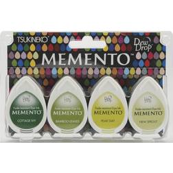 EK Greenhouse Memento Dew Drop Dye Ink Pads 4/Pkg