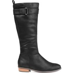 Journee Collection Lelanni Wide Calf - Black