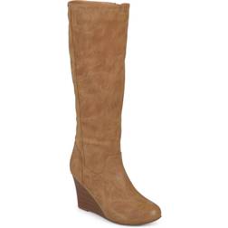 Journee Collection Langly Medium Calf - Tan