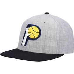 Mitchell & Ness Indiana Pacers Underpop Snapback Hat Men - Heather Gray