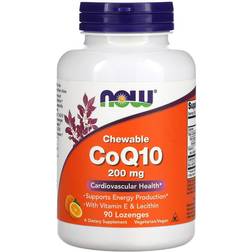 Now Foods Chewable CoQ10 200mg 90 pcs