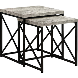 Monarch Specialties I 3413 Nesting Table 50.2x50.2cm 2pcs