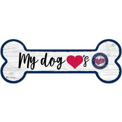 Fan Creations Minnesota Twins Team Dog Bone Sign Board