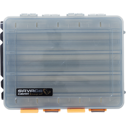 Savage Gear Caja Seuelos 2 Sided Larga 205 x 170 x 48 mm Smoke Gris