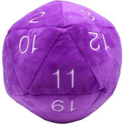 Asmodee ULP15475 Jumbo D20 Plush Novelty Toys Purple & White