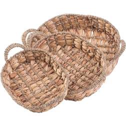 Vintiquewise Seagrass Bread Basket 3pcs