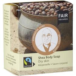 Fair Squared Body Soap (Shea) Dry Skin (includes cotton soap bag) 2 x 80g