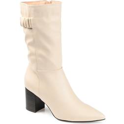 Journee Collection Wilo Wide Calf - Bone