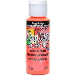 Deco Art Crafters Acrylic 2 oz poppy orange