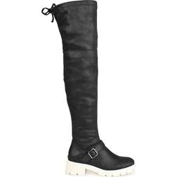 Journee Collection Salisa Extra Wide Calf - Black