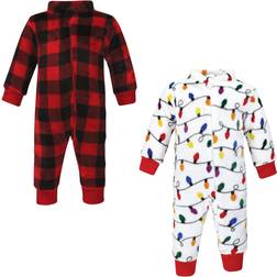 Hudson Baby Plush Jumpsuits, Christmas Lights (10115728)