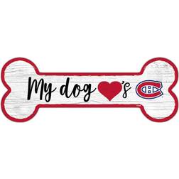 Fan Creations Montreal Canadiens Team Dog Bone Sign