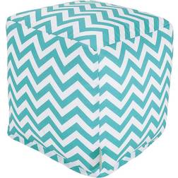 Majestic Home Goods Chevron Pouffe 43.2cm