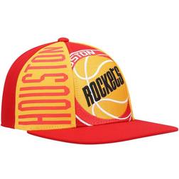 Mitchell & Ness Houston Rockets Hardwood Classics Big Face Callout Snapback Hat Men - Red