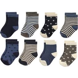 Hudson Baby Socks 8-pack - Stars & Stripes (10754573)